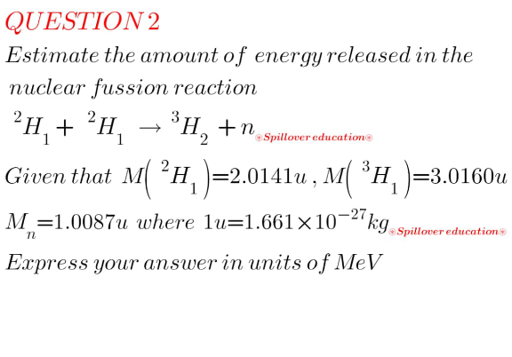 question