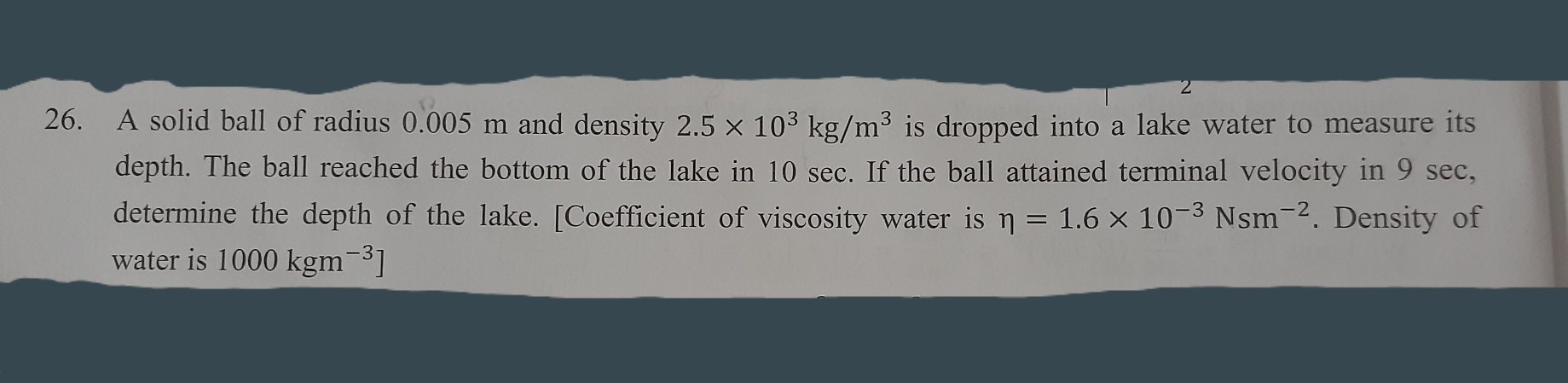 question