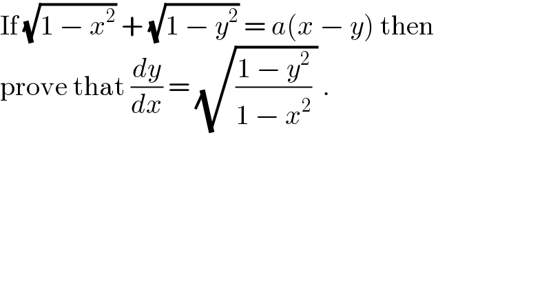 question