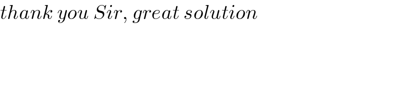 thank you Sir, great solution  