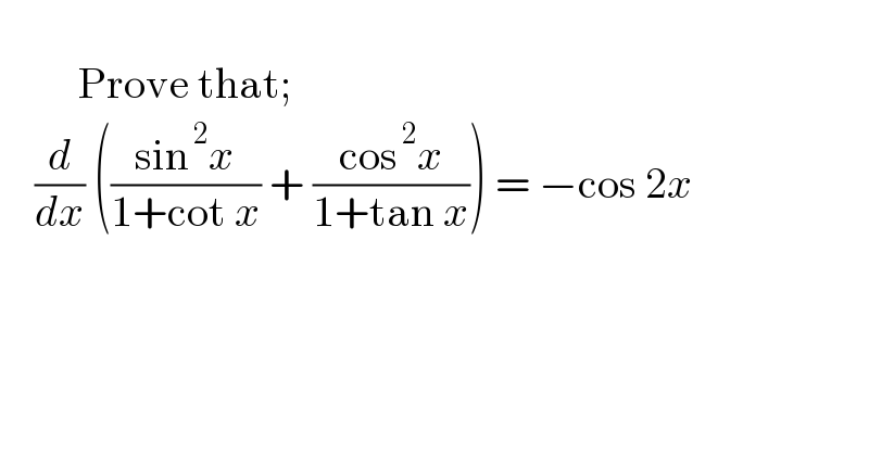 question