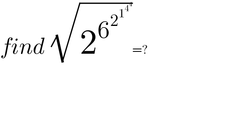 question
