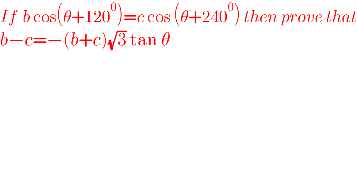 question