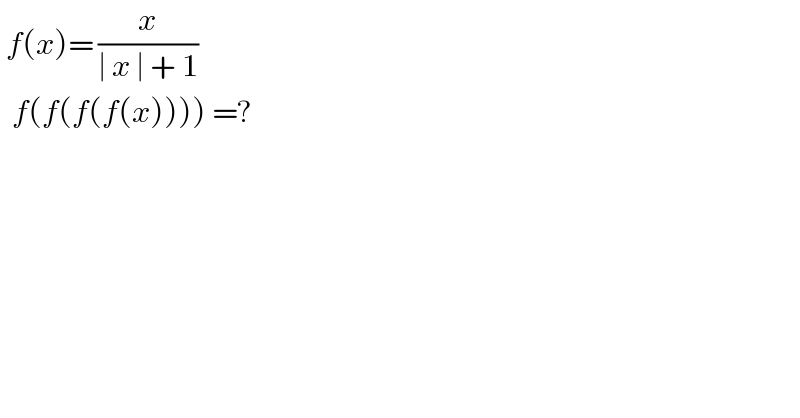 question