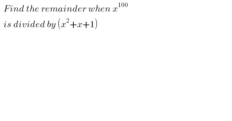 question