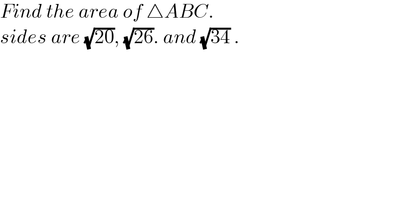 question