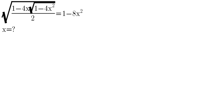 question
