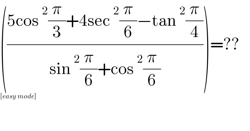 question