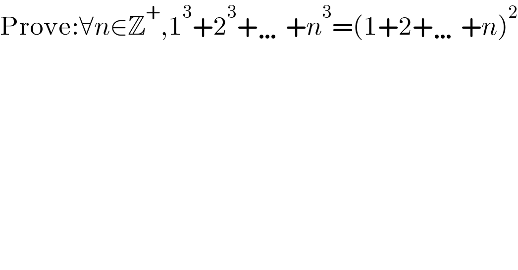 question