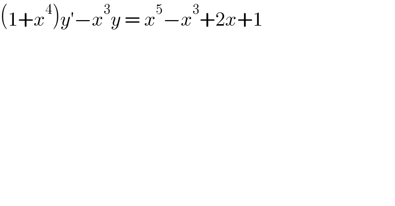 question