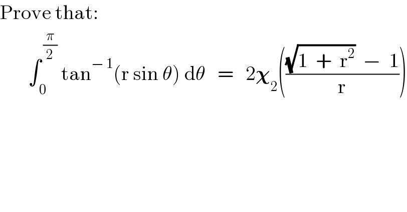 question