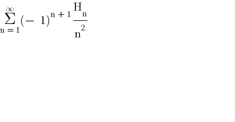 question