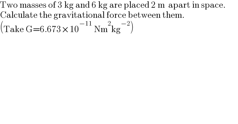 question