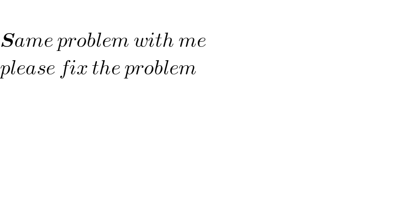 question