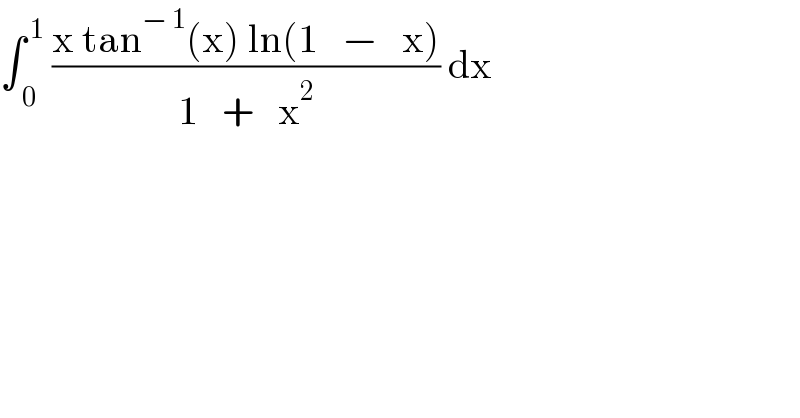 question
