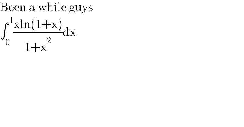 question