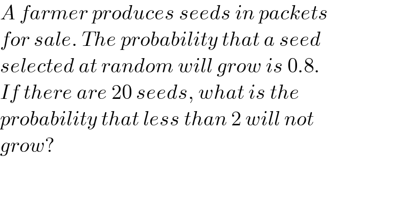 question