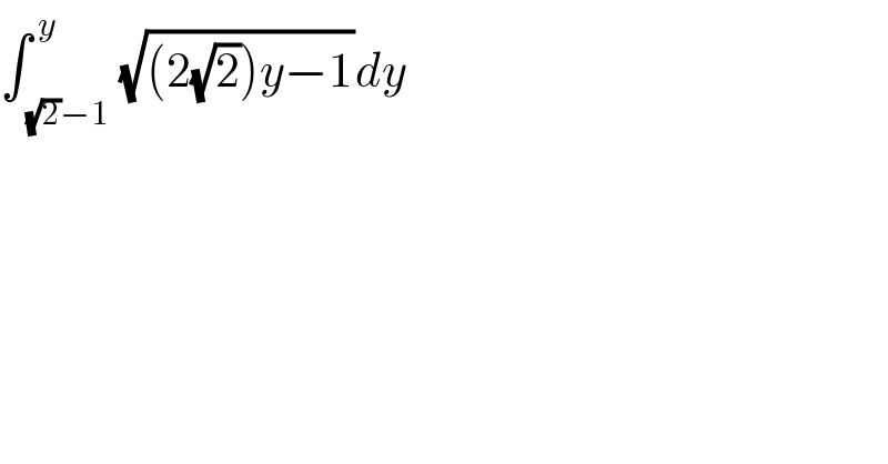 question
