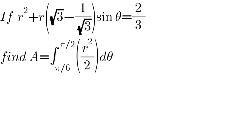 question