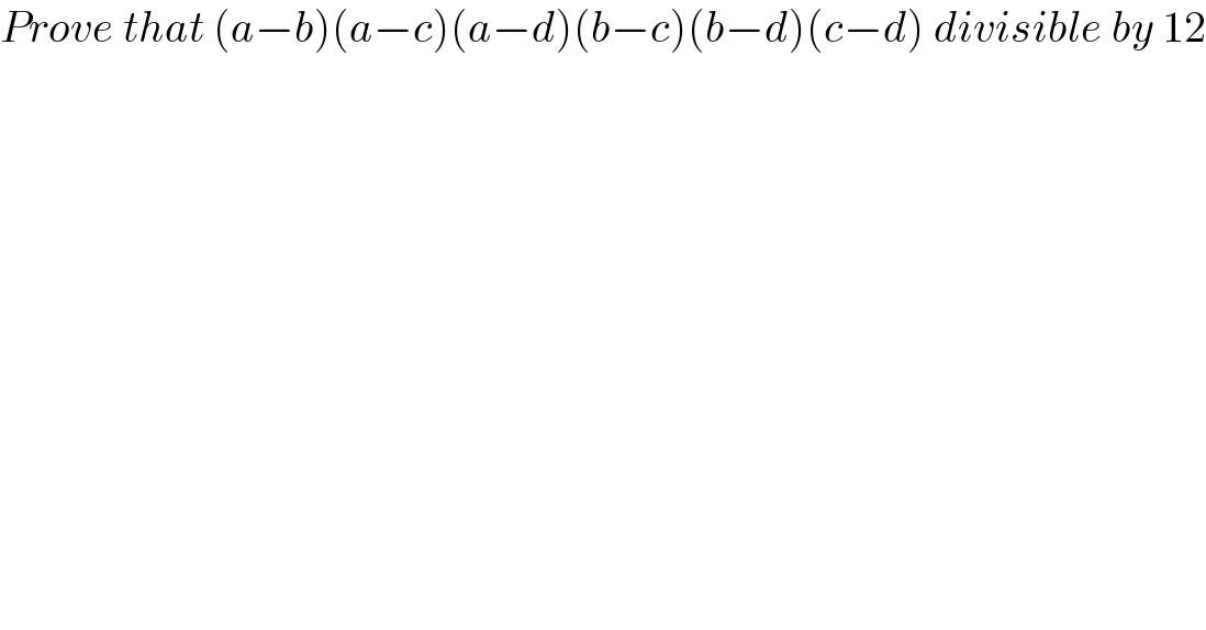 question