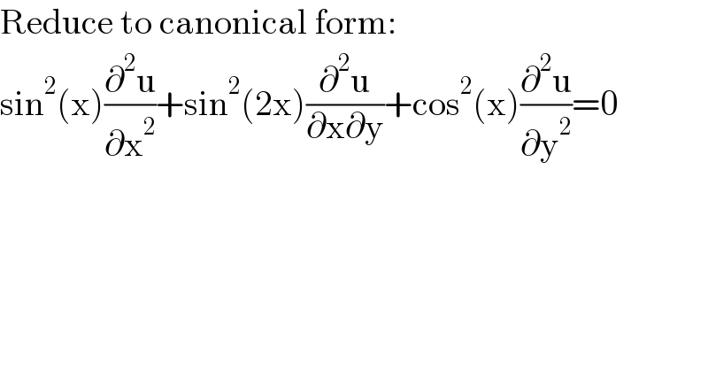 question