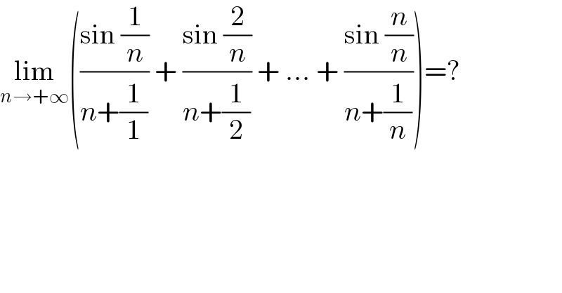 question