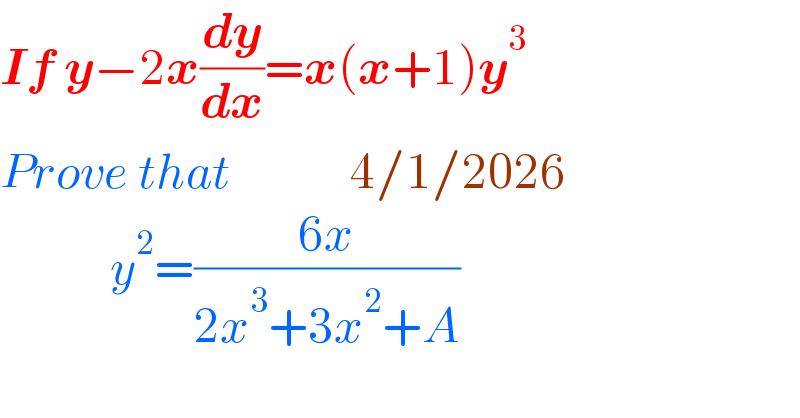 question