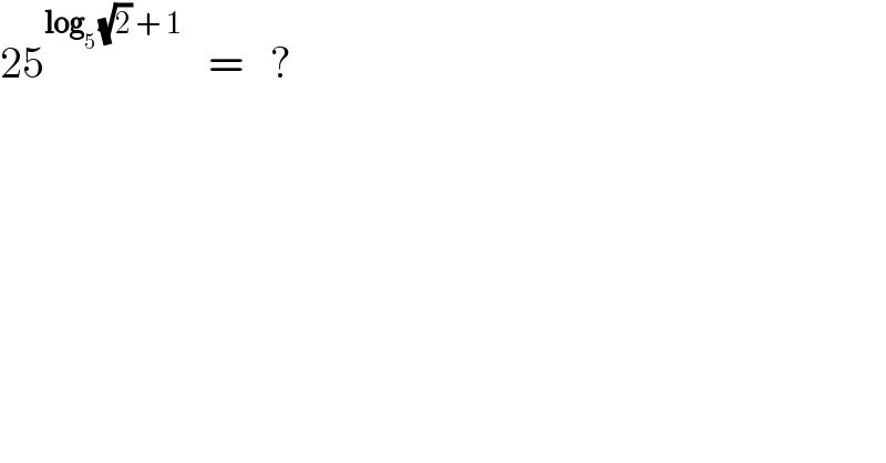 question