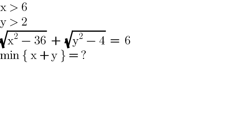 question