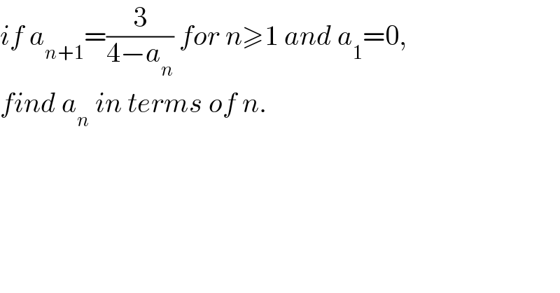 question