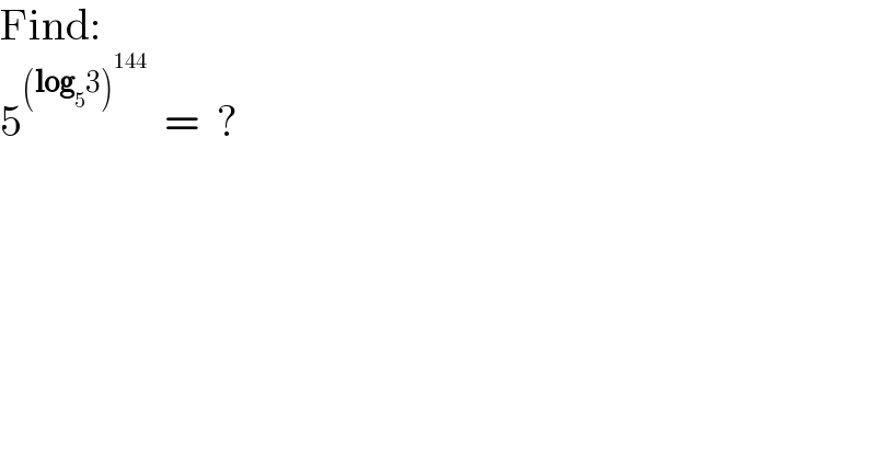 question