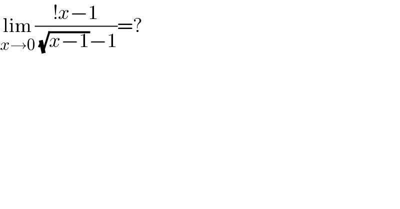 question