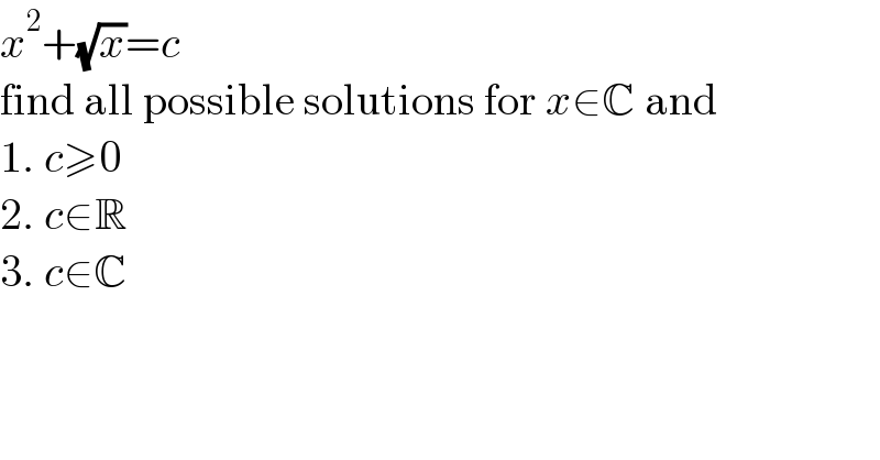 question