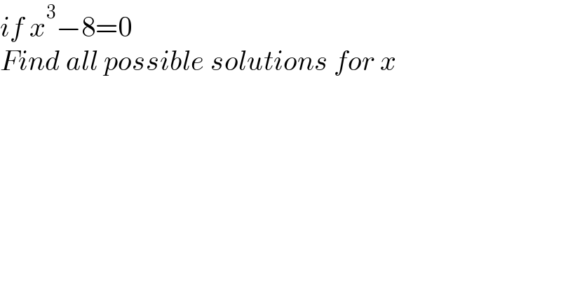 question