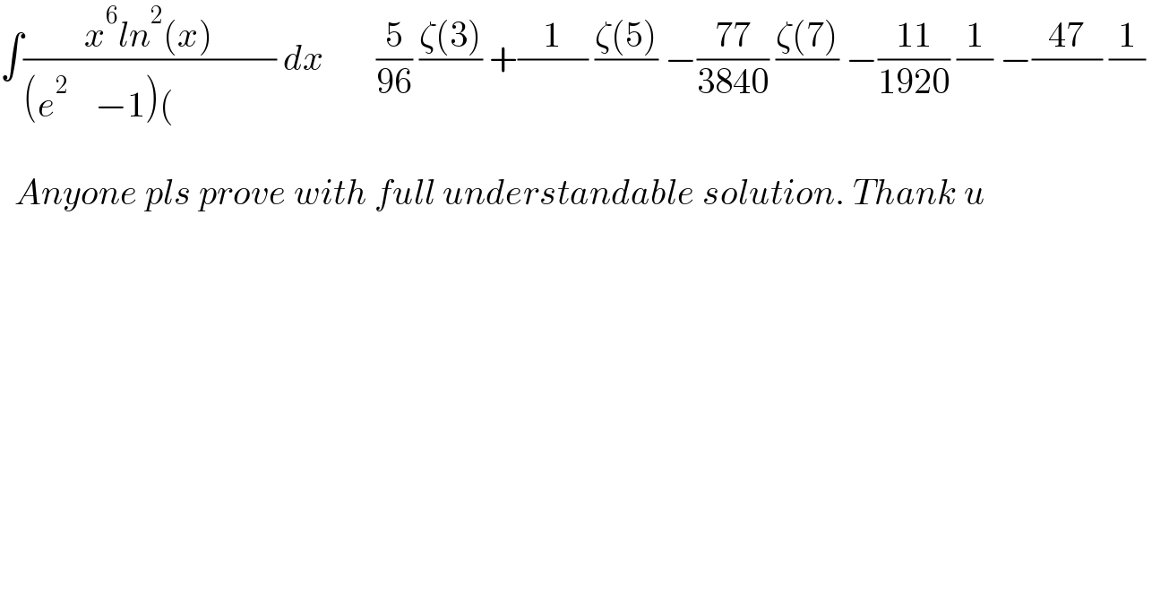question