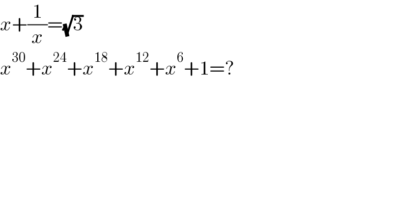 question