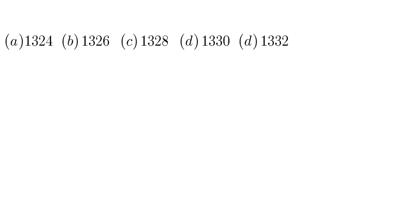 question