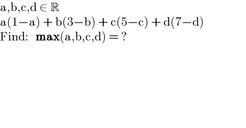 question