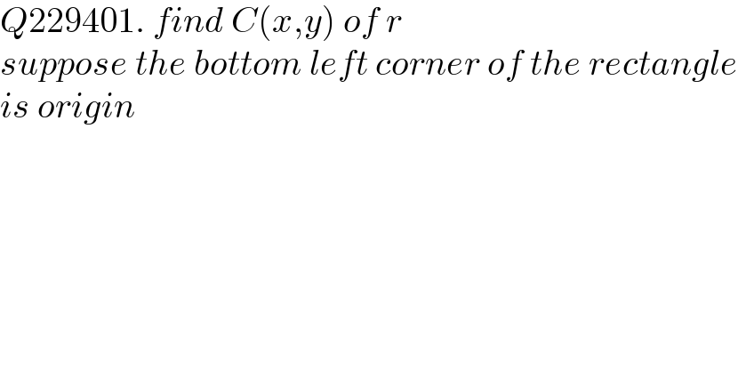 question