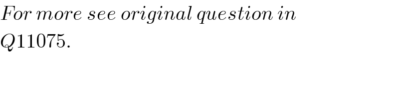 For more see original question in  Q11075.  