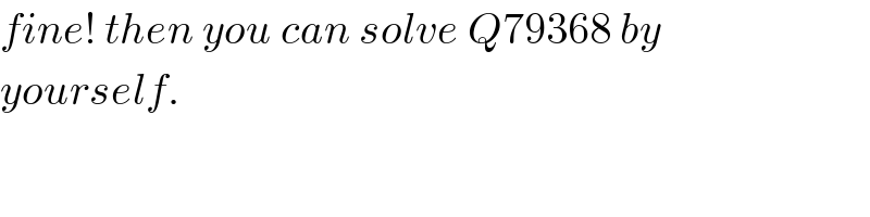 fine! then you can solve Q79368 by  yourself.  