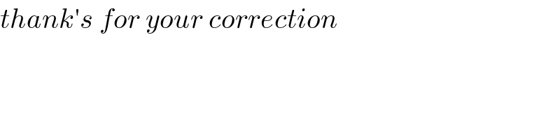 thank′s for your correction  